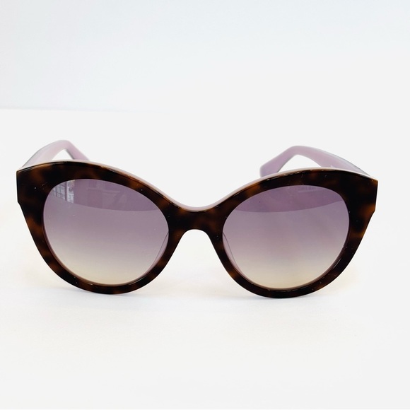 Kate Spade Karleigh/S 51mm Cat Eye Tortoise Sunglasses Havana/Plum New with case main image 9